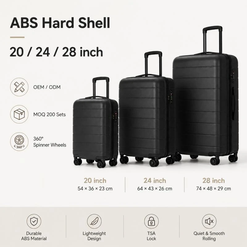 ABS+PC ہارڈ شیل سامان